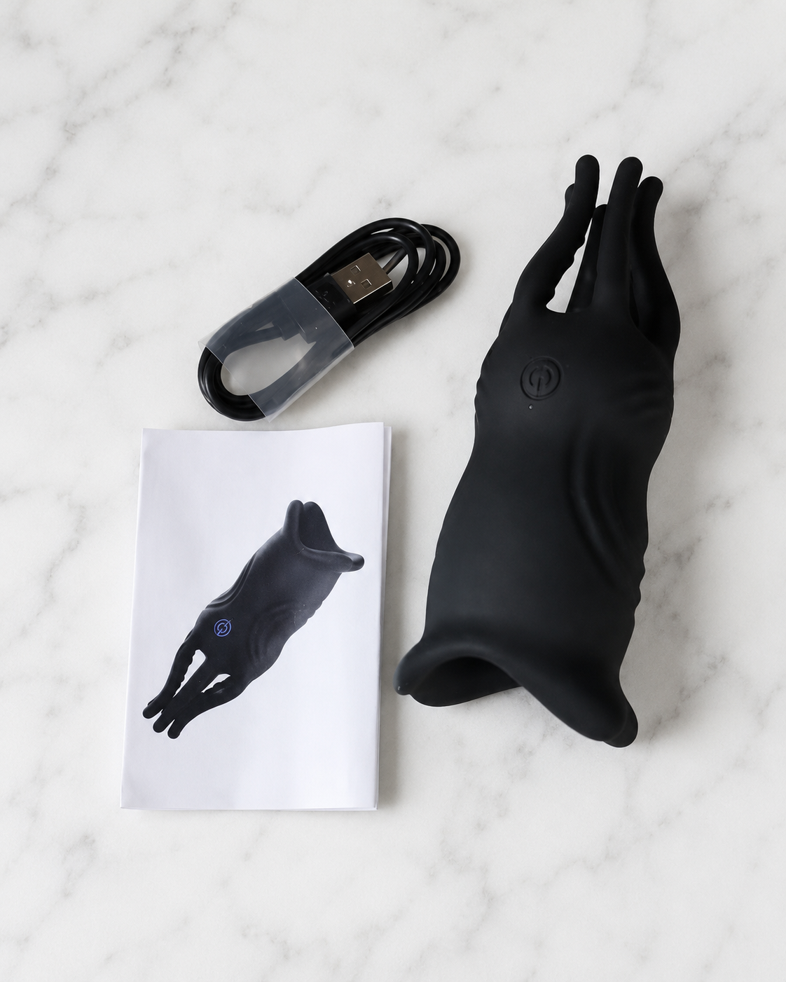 Rechargeable Male Masturbator with 360° Stimulation, Realistic Soft Sleeve, Textured Interior & Powerful Vibration Modes for Men