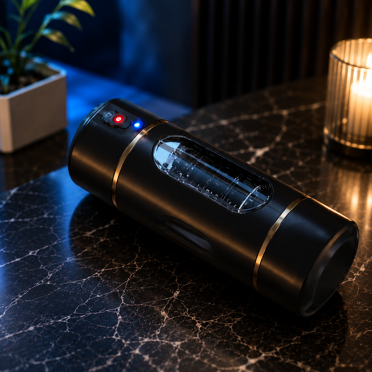 SensoryWave Automatic Masturbation Cup – Realistic Textured Sleeve with Vibration & Audio Feedback
