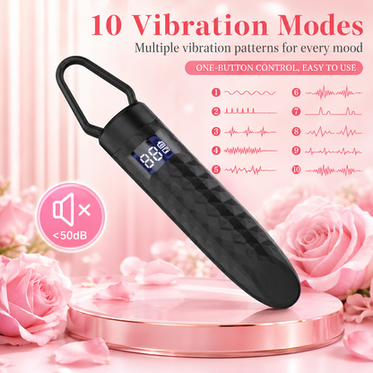 Discreet Bullet Vibrator for Women — Clitoral & Nipple Stimulator, Mini Lipstick Massager, Portable Sex Toy for Travel