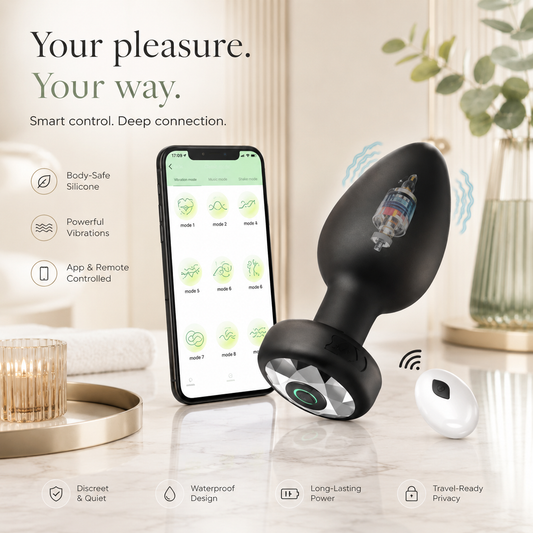 Wireless Remote Control Vibrating Plug for Women & Couples – Discreet Intimate Massager