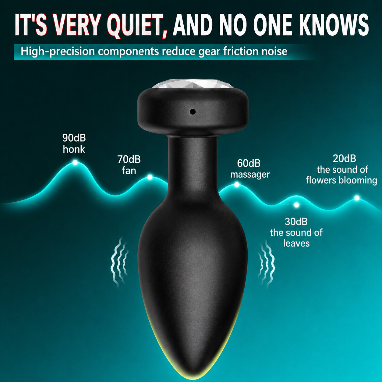 Wireless Remote Control Vibrating Plug for Women & Couples – Discreet Intimate Massager