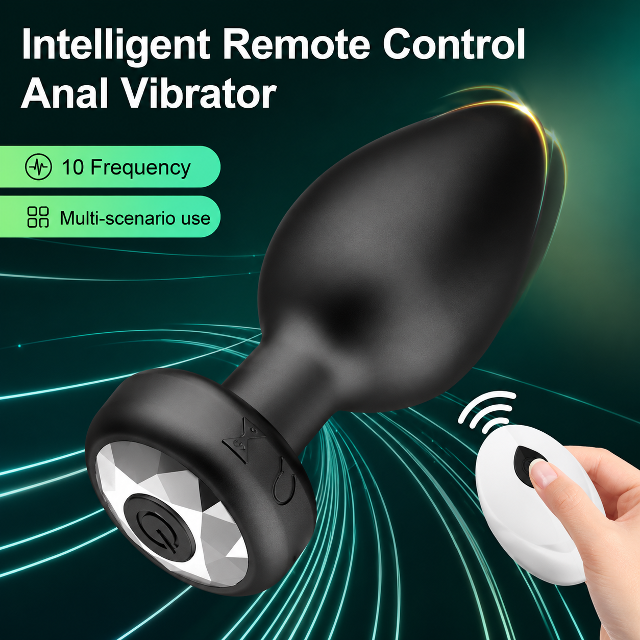 Wireless Remote Control Vibrating Plug for Women & Couples – Discreet Intimate Massager