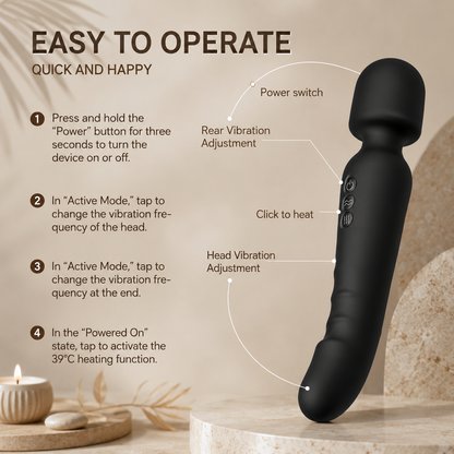 Magic Wand Vibrator: Powerful G-Spot Massager & Clit Stimulator