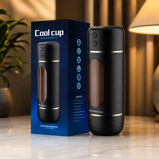SensoryWave Automatic Masturbation Cup – Realistic Textured Sleeve with Vibration & Audio Feedback