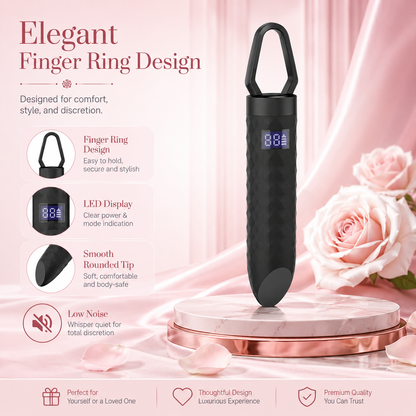 Discreet Bullet Vibrator for Women — Clitoral & Nipple Stimulator, Mini Lipstick Massager, Portable Sex Toy for Travel