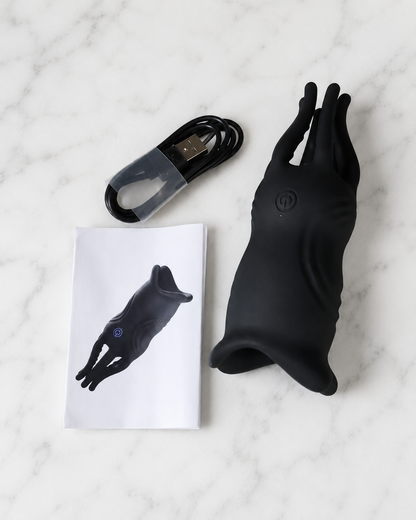 Rechargeable Male Masturbator with 360° Stimulation, Realistic Soft Sleeve, Textured Interior & Powerful Vibration Modes for Men