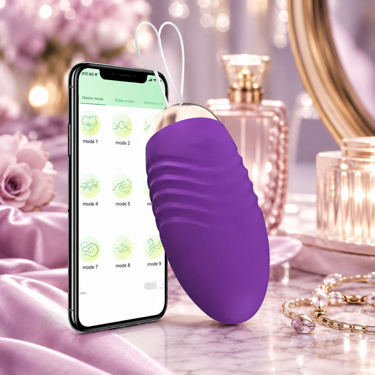 Wireless Remote Control App Vibrating Egg